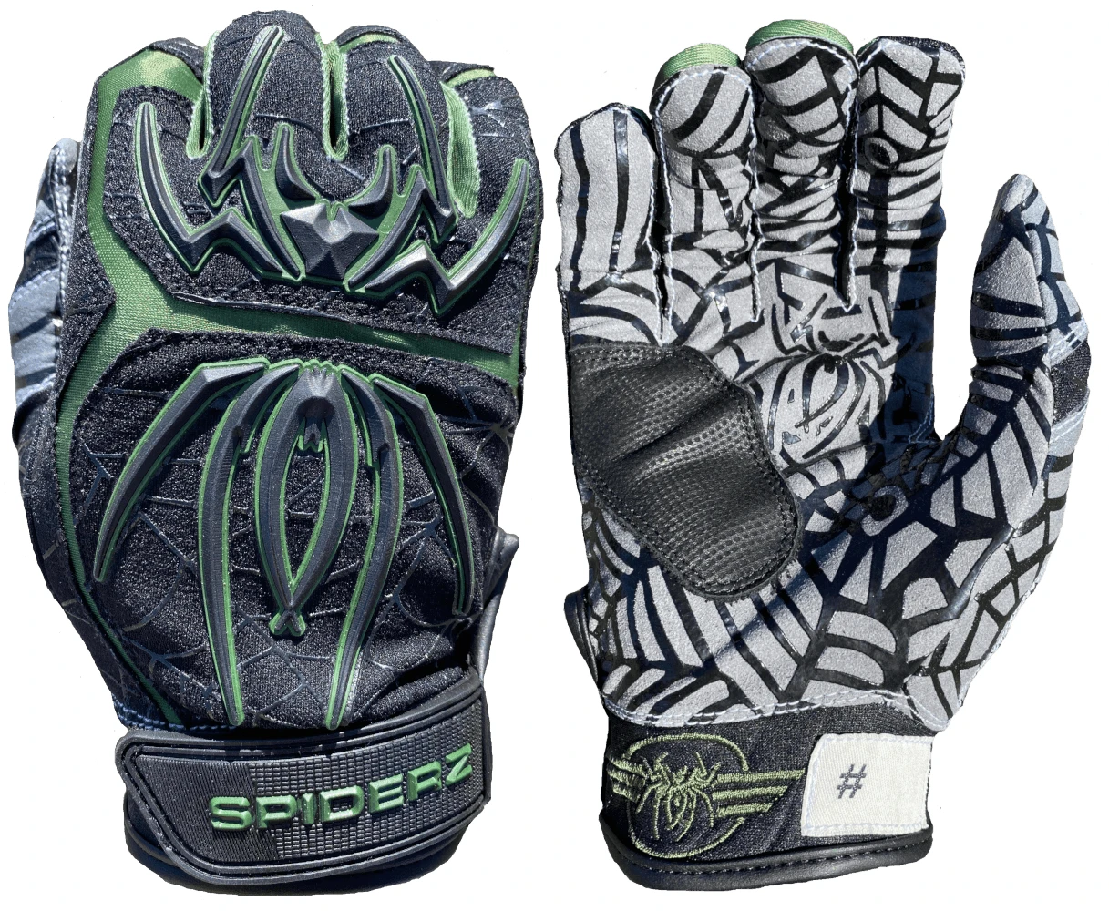 2020 Spiderz HYBRID Limited Edition Batting Gloves: "40 MIKE MIKE"
