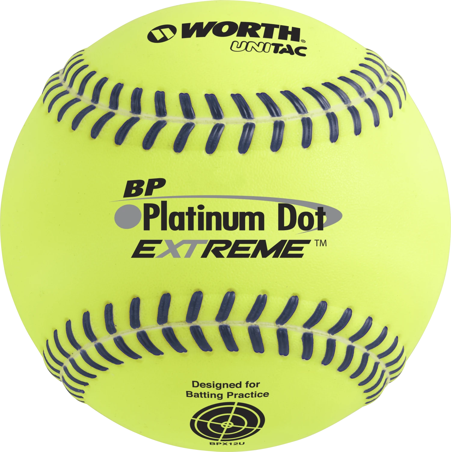 Worth Platinum Dot EXTREME Batting Practice Softballs: BPX12U