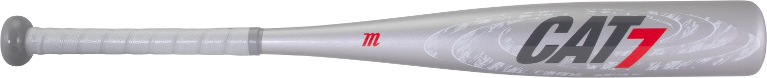 Marucci CAT 7 Silver (-10) Junior Big Barrel Baseball Bat: MJBBC72S - Image 5