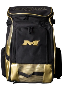 2022 Miken MK7X Baseball & Softball Backpack (Freak Gold Series): MKMK7X-BP-GLD