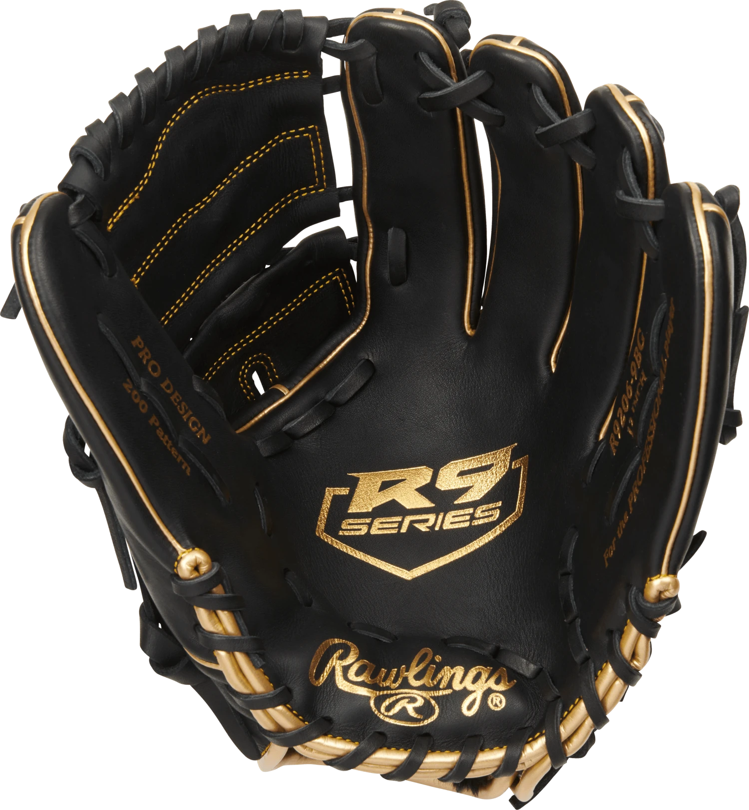 Rawlings R9 12" Infield/Pitcher's Baseball Glove: R9206-9BG - Image 2
