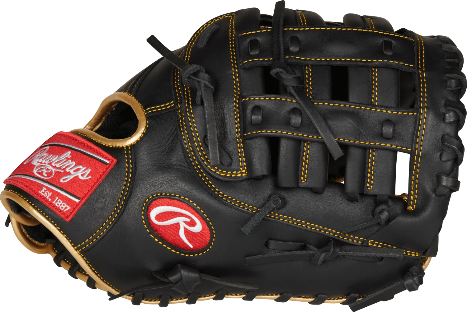 Rawlings R9 12.5" Baseball First Base Mitt: R9FM18BG - Image 3