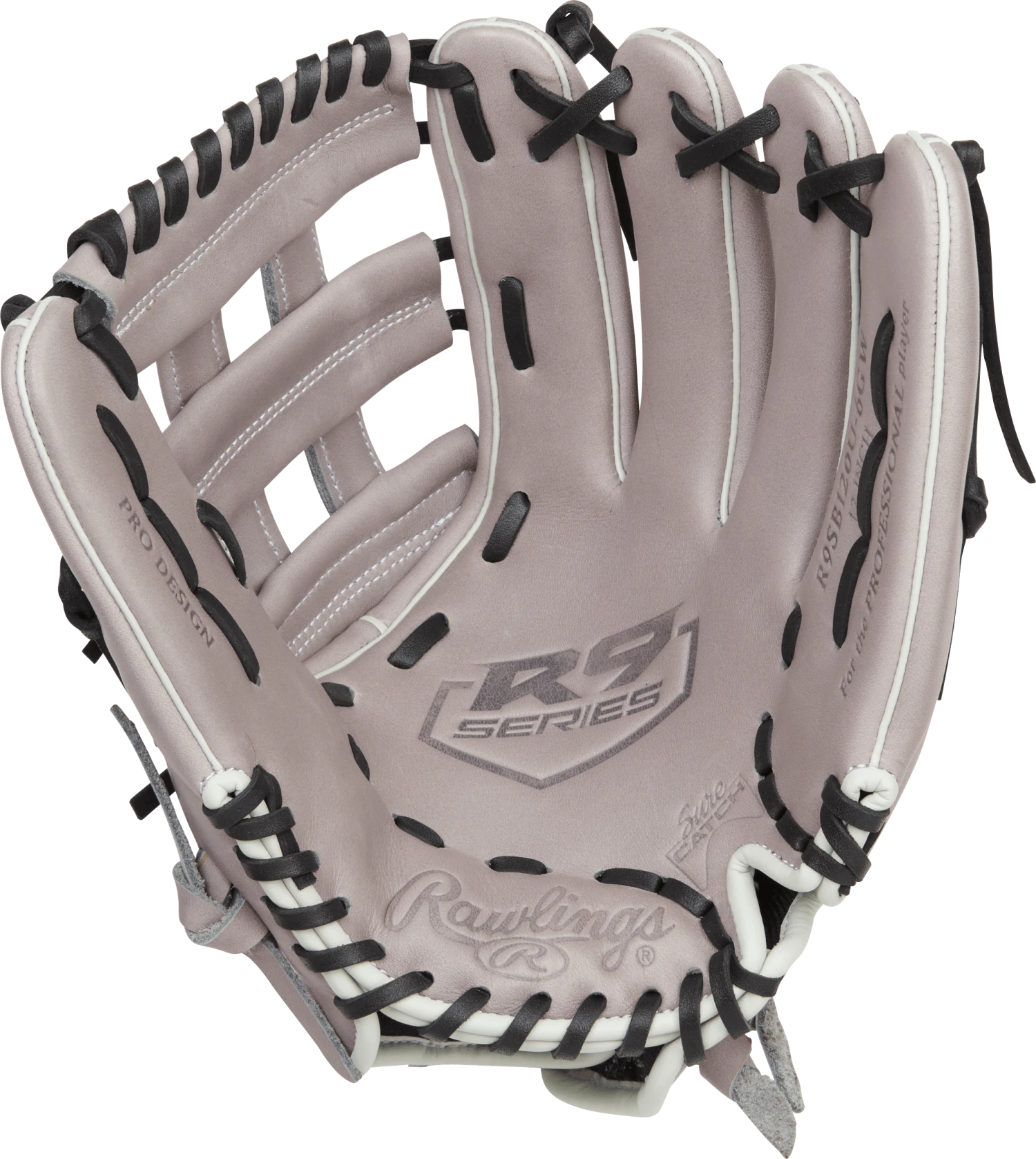 Rawlings R9 12" Fastpitch Softball Glove: R9SB120U-6GW - Image 3