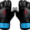 Bruce Bolt PREMIUM PRO BRINSON Series Short Cuff Batting Gloves: Black