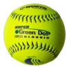 Worth 11" USSSA Super Green Dot Classic W Composite Softballs (Dozen): UC11CY